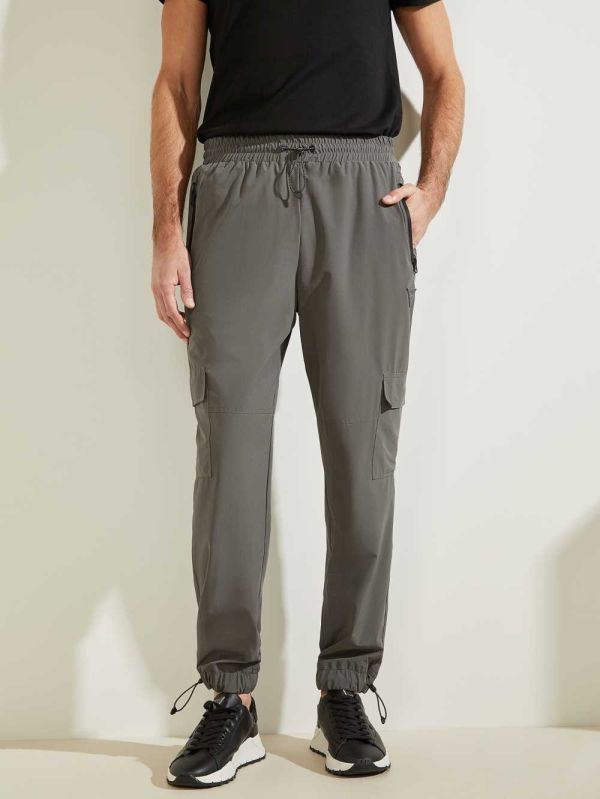 Guess Eco Kaden Cargo Byxor Herr Mörkgrå | 243910-EDS