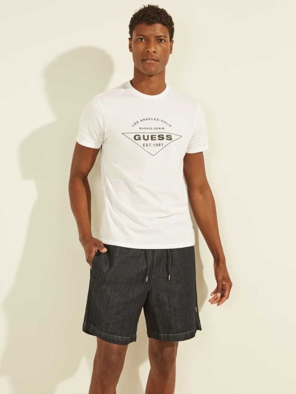 Guess Eco Logo T-shirt Herr Vita | 847960-XDT