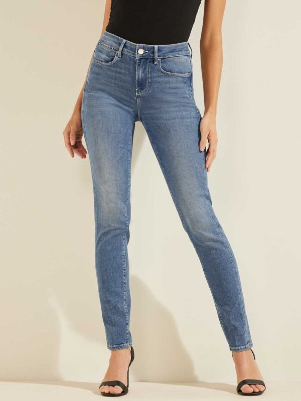 Guess Eco Low-Rise Jeggings Jeans Dam Orange | 903752-BWP