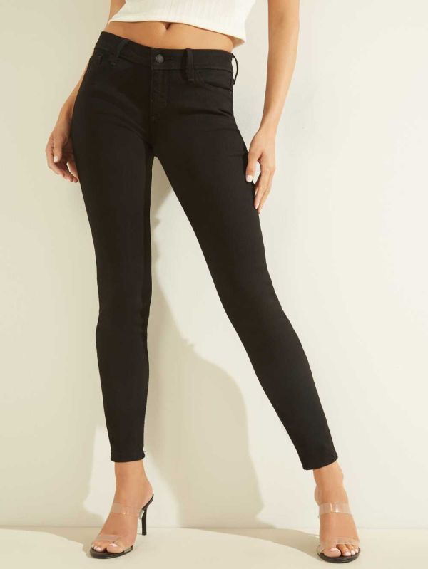 Guess Eco Low-Rise Power Skinny Jeans Dam Tvätt | 124307-UVX