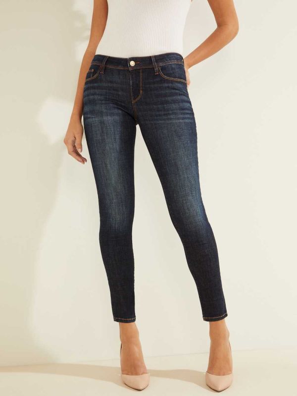 Guess Eco Power Skinny Jeans Dam Blå | 613974-YIO
