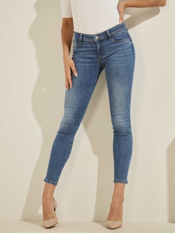Guess Eco Power Skinny Jeans Dam Blå | 912463-YBM