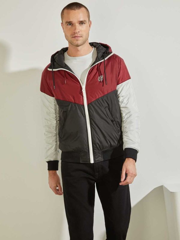 Guess Eco Ridley Reversible Puffer Jacka Herr Grå | 946527-NYG