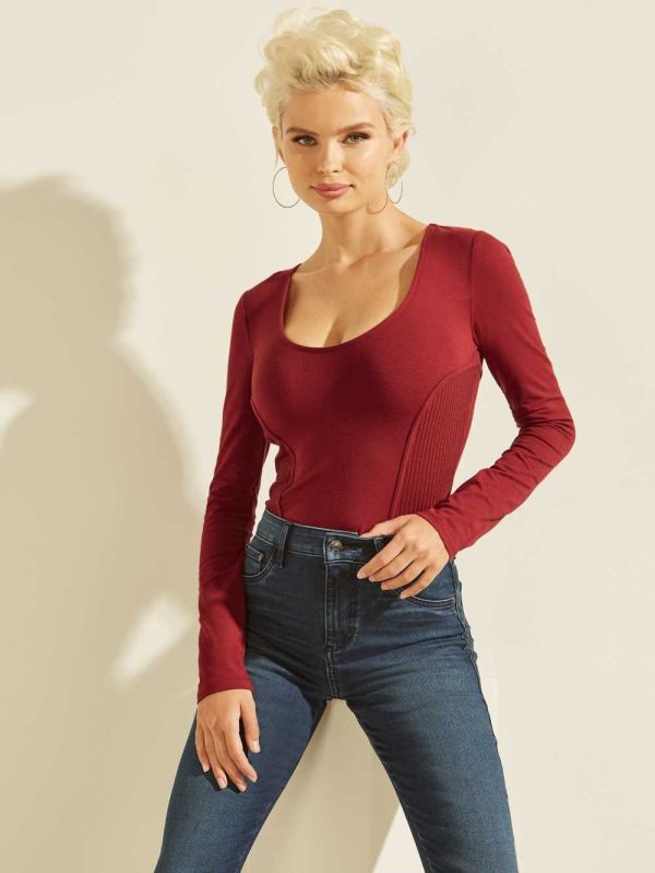 Guess Eco Rommi Top Blast Dam Röda | 430786-MXY