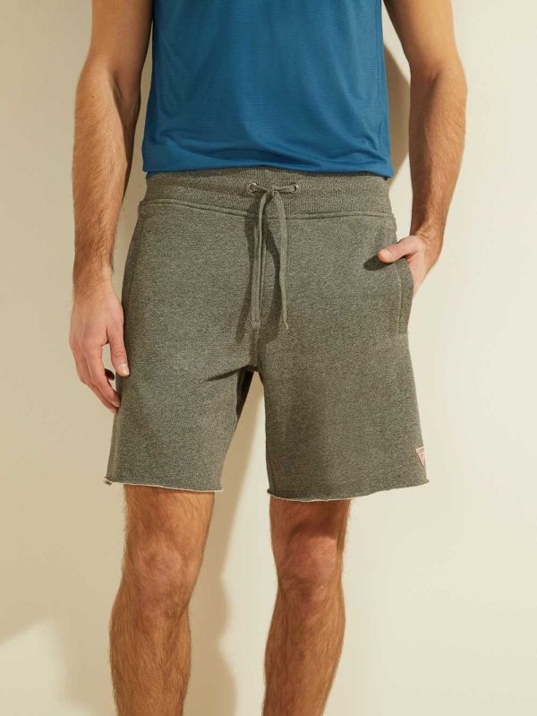 Guess Eco Roy Fleece Shorts Herr Mörkgrå | 605237-TNL