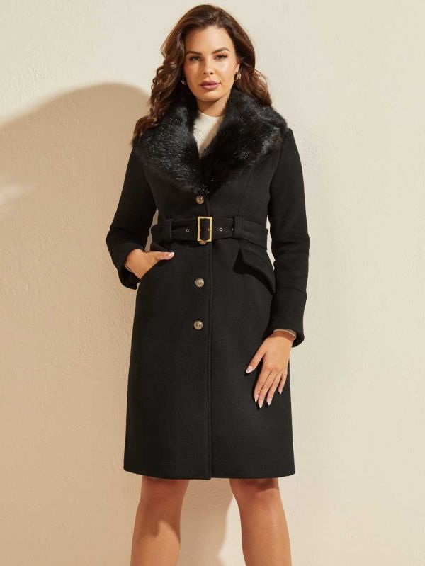 Guess Elly Wool Rockar Dam Svarta | 645981-BWY