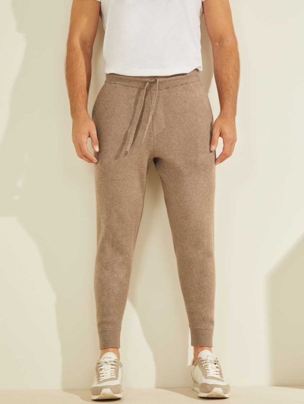 Guess Esmere Wool-Blend Mjukisbyxor Herr Grå Olika Färger | 429671-UGH