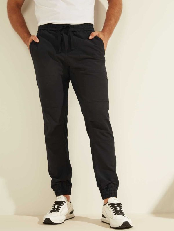 Guess Explorer Stretch Mjukisbyxor Herr Svarta | 614598-KXG