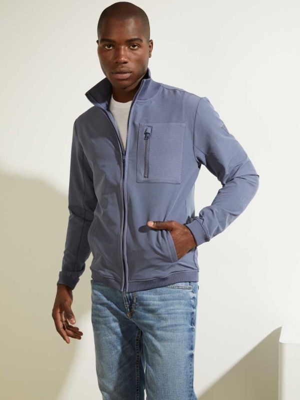 Guess Explorer Zip-Up Jacka Herr Blå | 312475-KVP
