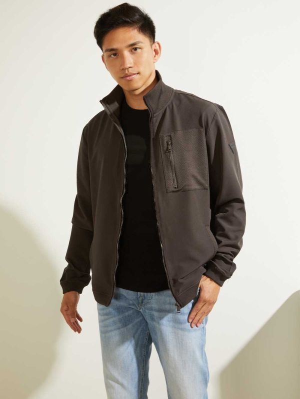 Guess Explorer Zip-Up Jacka Herr Bruna | 769240-MJO