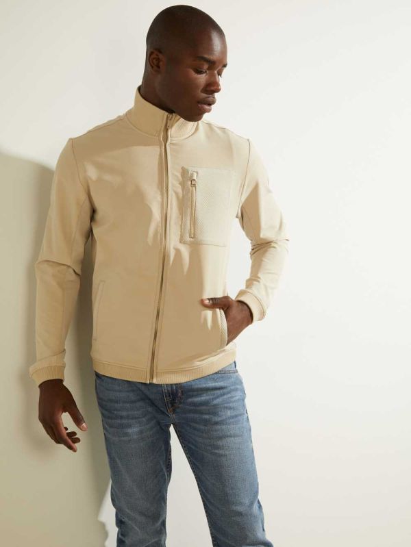 Guess Explorer Zip-Up Jacka Herr Khaki | 291834-LUE