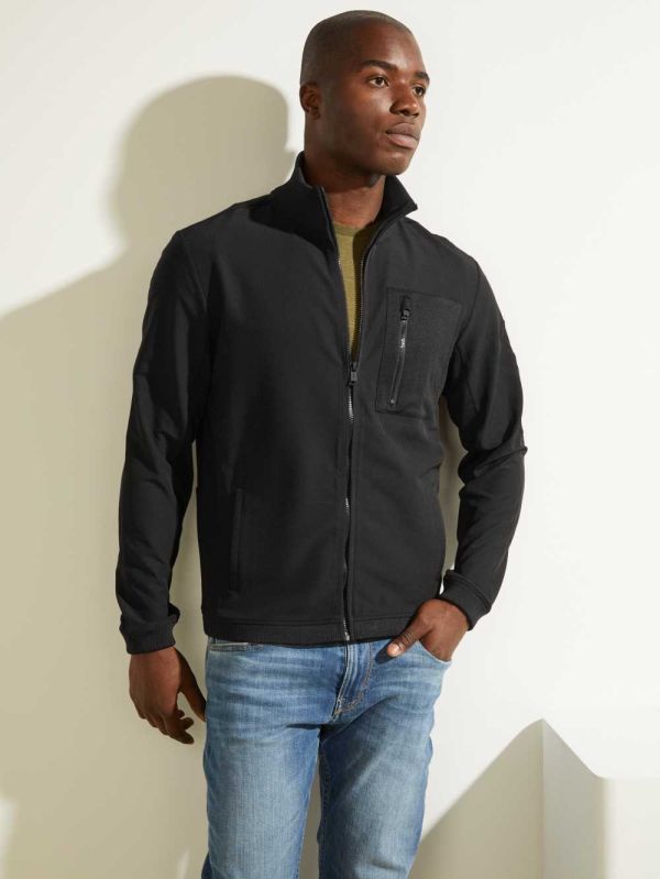 Guess Explorer Zip-Up Jacka Herr Svarta | 075862-UGL