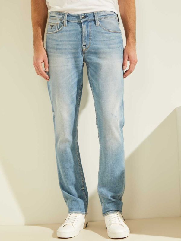Guess Faded Slim Tapered Jeans Herr Tvätt | 429715-UIM