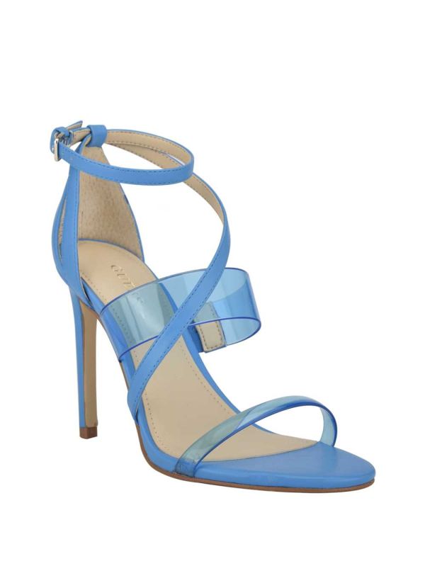 Guess Felecia Transparent Klackar Sandaler Klack Dam Blå Olika Färger | 937264-YSV