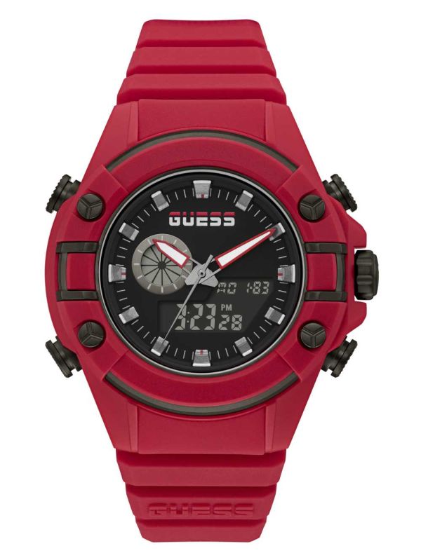 Guess G Force Red Digital Klocka Herr Olika Färger | 596187-TRS