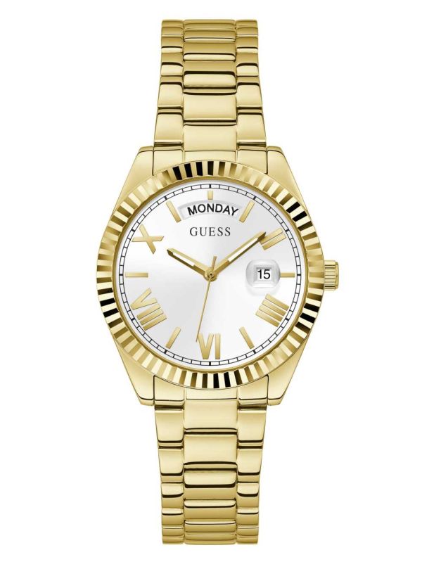 Guess Gold-Tone Analog Klocka Dam Olika Färger | 280576-XPR