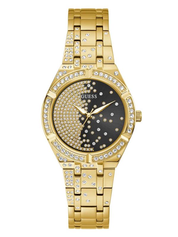 Guess Gold-Tone And Black Analog Klocka Dam Olika Färger | 609853-KMI