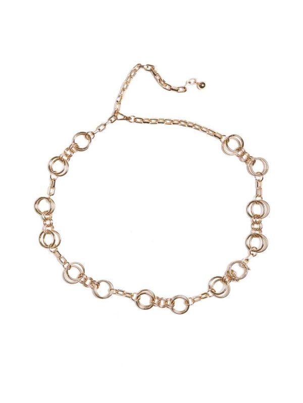 Guess Gold-Tone Chain Bälte Dam Silver | 091632-ITA