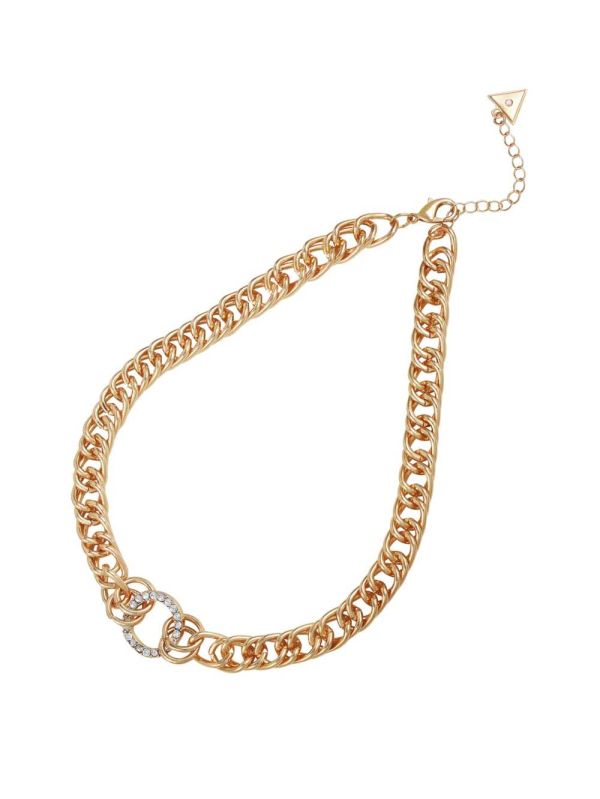 Guess Gold-Tone Chain Halsband Dam Guld | 436891-NRD