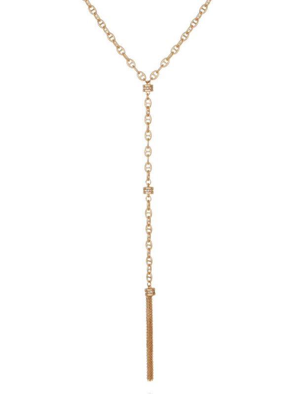 Guess Gold-Tone Chain Y Halsband Dam Guld | 192743-NCE