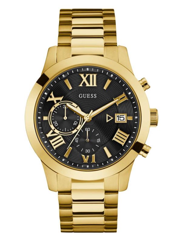Guess Gold-Tone Chronograph Klocka Dam Guld | 697582-CHA