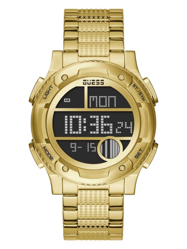 Guess Gold-Tone Digital Klocka Herr Olika Färger | 760821-CVI