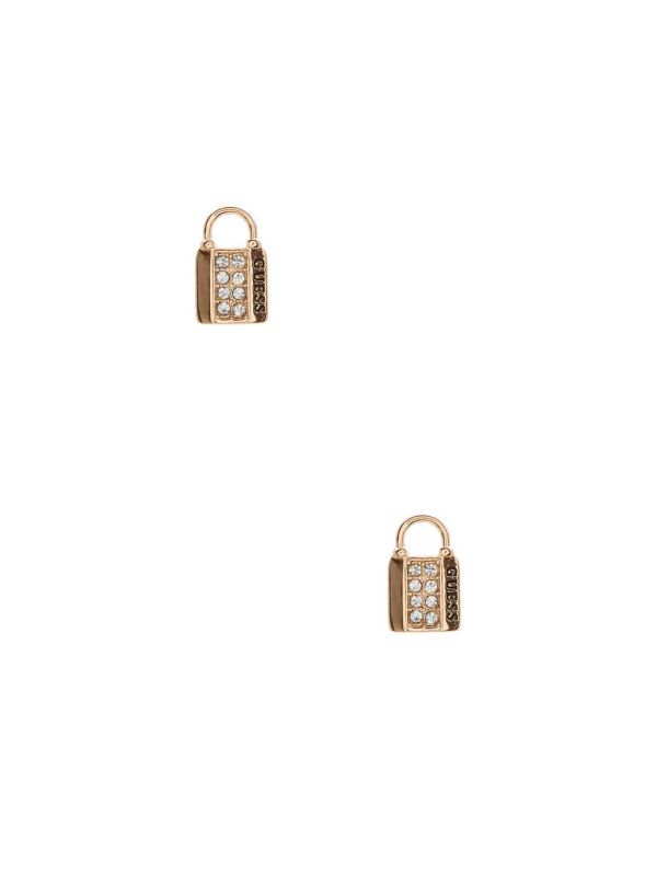Guess Gold-Tone Lock Stud Örhängen Dam Guld | 029435-EBP