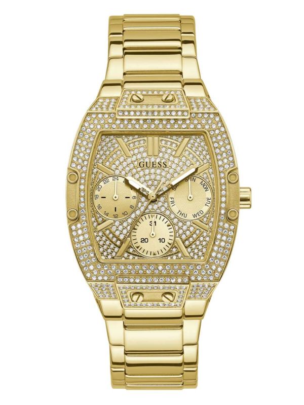 Guess Gold-Tone Multifunction Klocka Dam Olika Färger | 518673-ZFX