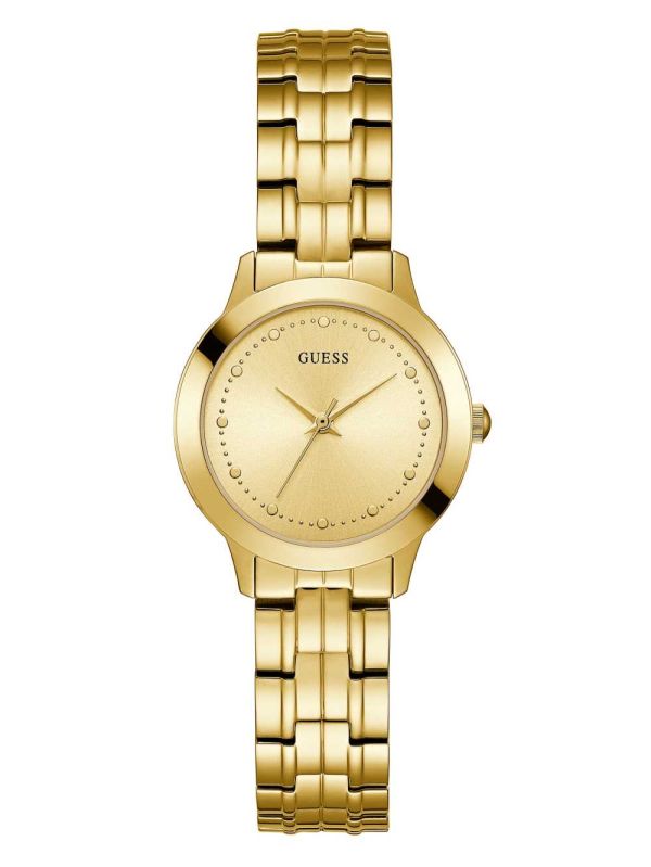 Guess Gold-Tone Slim Klassiska Klocka Dam Guld | 326018-NHT