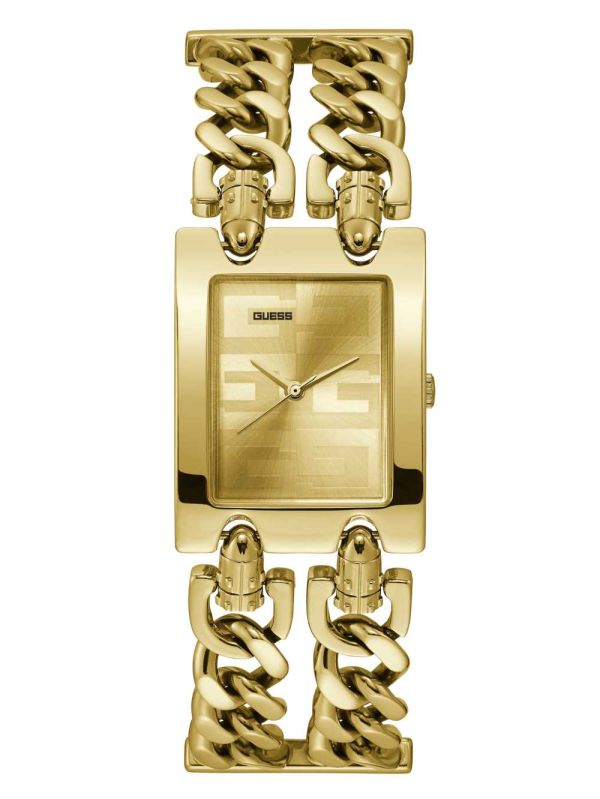 Guess Gold-Tone Square Analog Klocka Dam Olika Färger | 387509-IRE