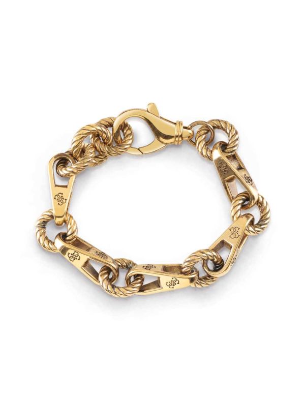 Guess Gold-Tone Torchon Chain Armband Dam Guld | 268170-AKI