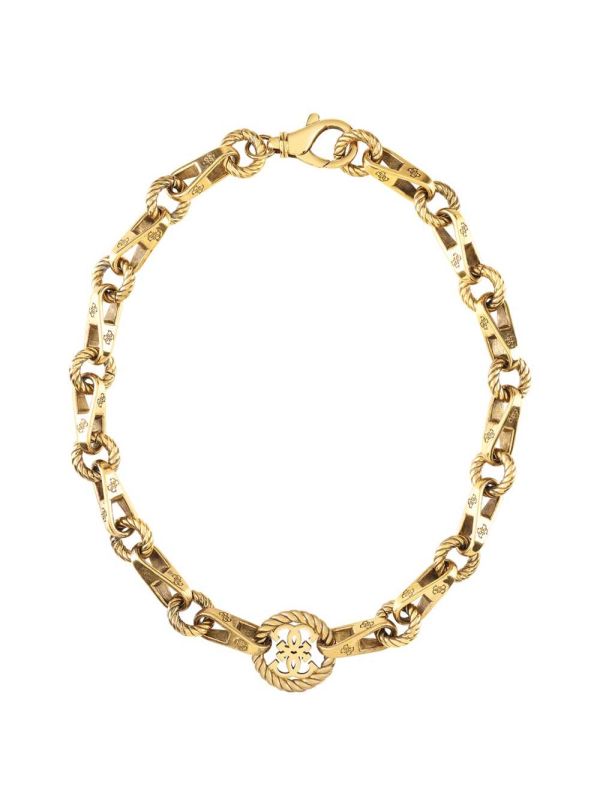 Guess Gold-Tone Torchon Chain Halsband Dam Guld | 690743-UIB