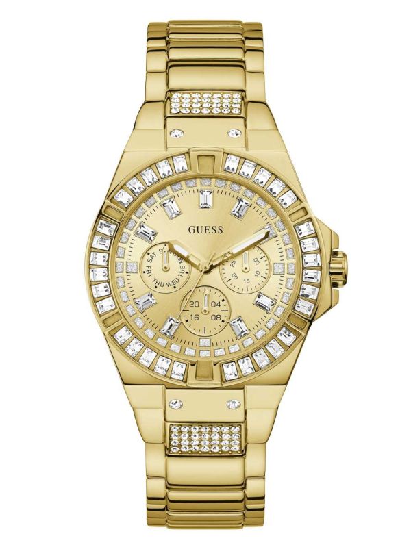 Guess Gold-Tone and Crystal Multifunction Klocka Dam Olika Färger | 792831-RXB