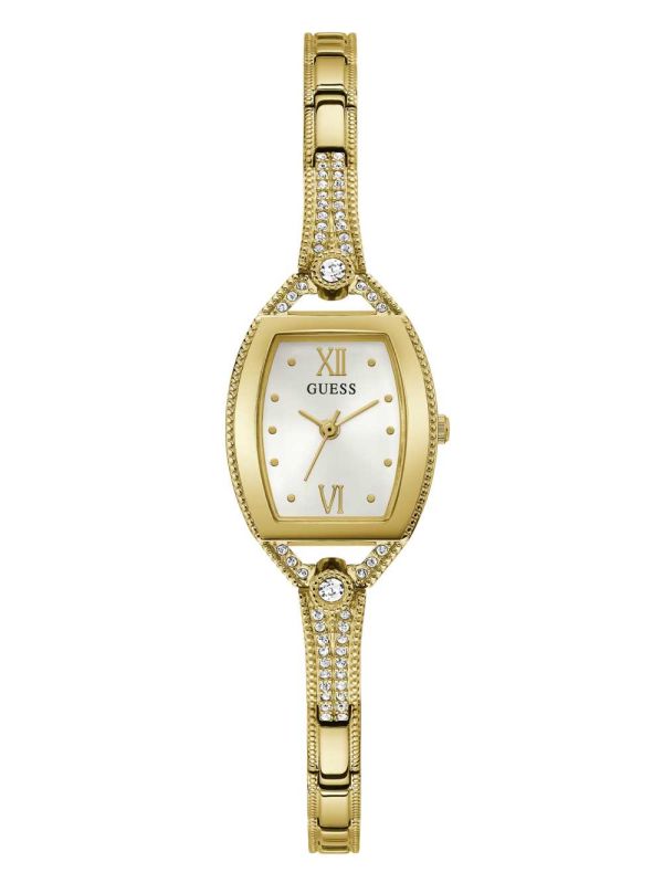 Guess Gold-Tone and Rhinestone Analog Klocka Dam Olika Färger | 062485-BVH