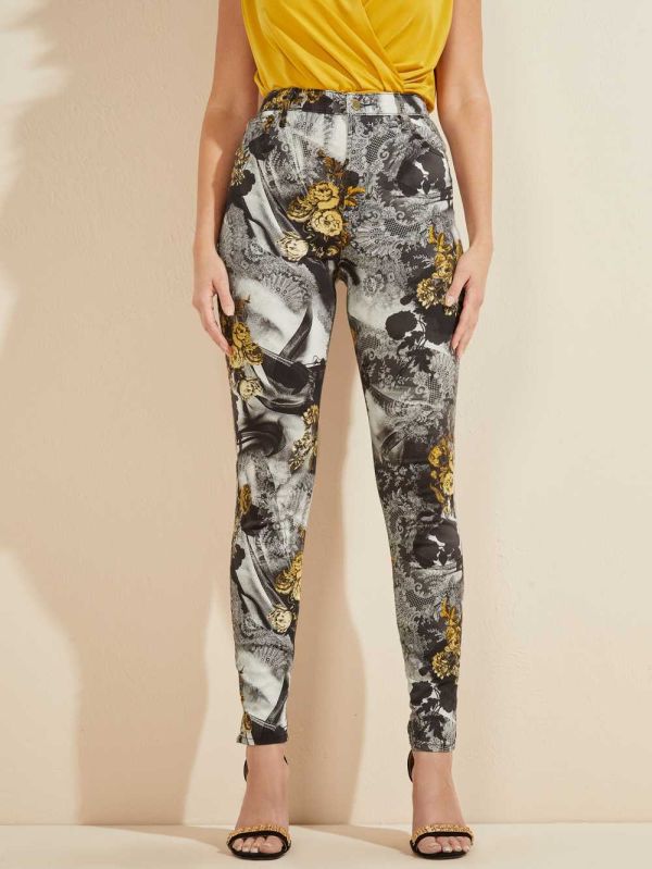 Guess Golden Rose Stiletto No. 97 Jeans Dam Guld Rosa | 326801-AUN