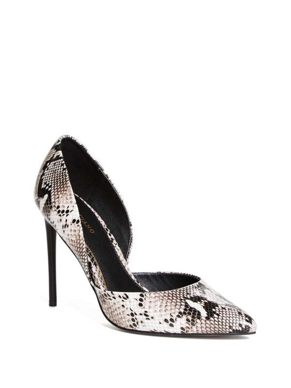 Guess Heartbreaker Python Pump Pumps Dam Svarta Olika Färger | 715369-ROG