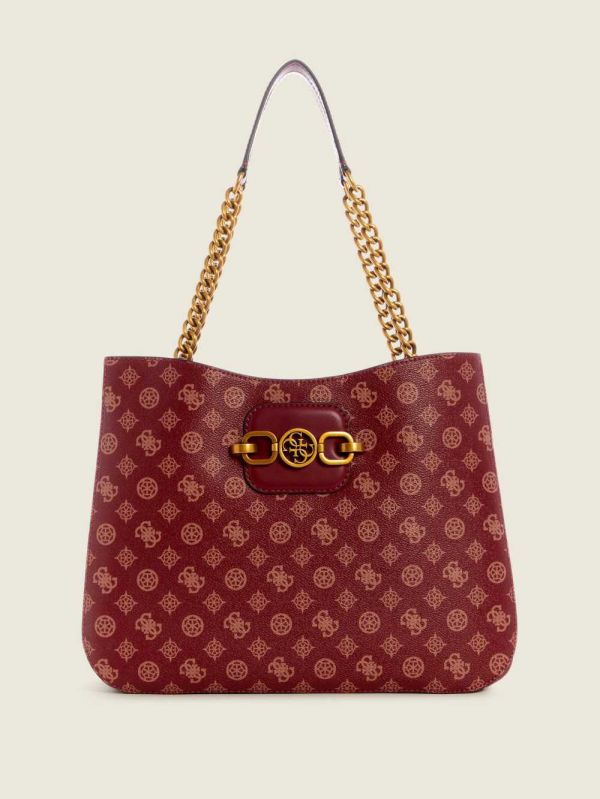 Guess Hensely Logo Girlfriend Toteväska Dam Olika Färger | 931480-UYE