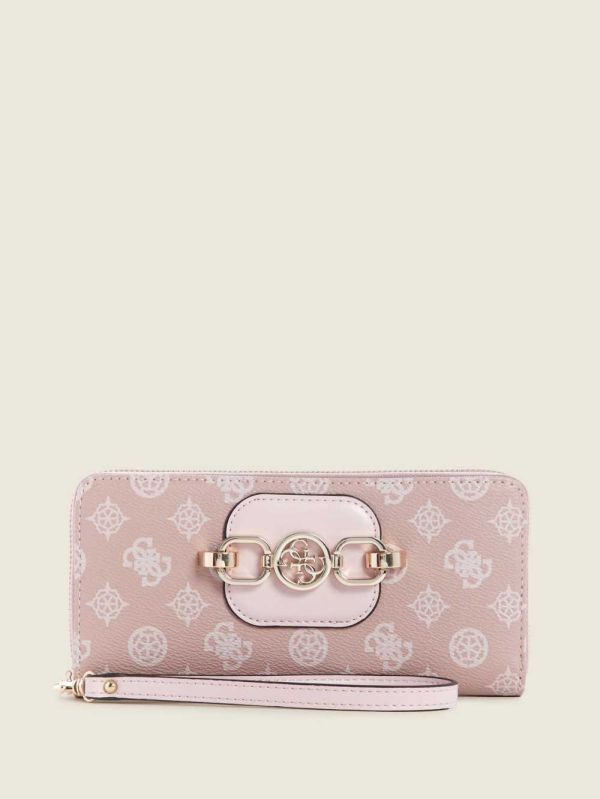 Guess Hensely Logo Large Zip-Around Plånbok Dam Olika Färger | 582173-WRN