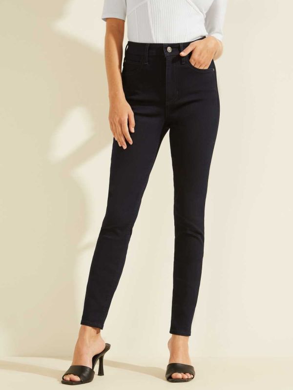 Guess High-Rise Icon Skinny Jeans Dam Tvätt | 834216-MUC