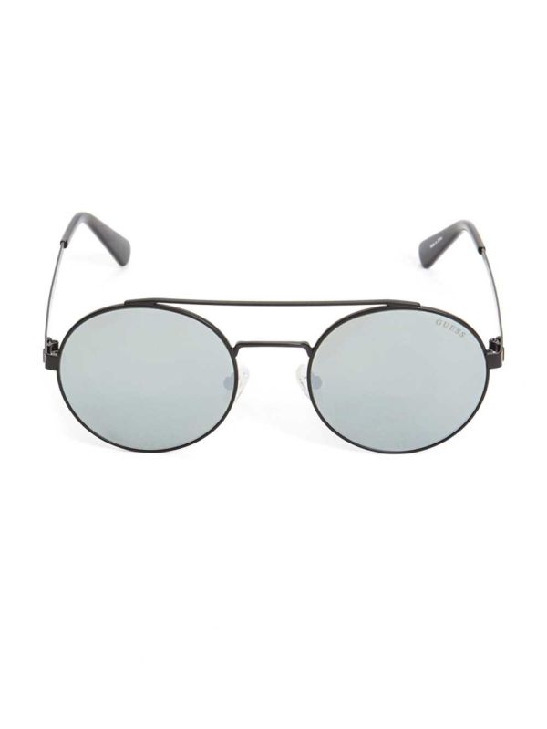 Guess Jack Round Aviator Solglasögon Herr Svarta | 125069-QUE