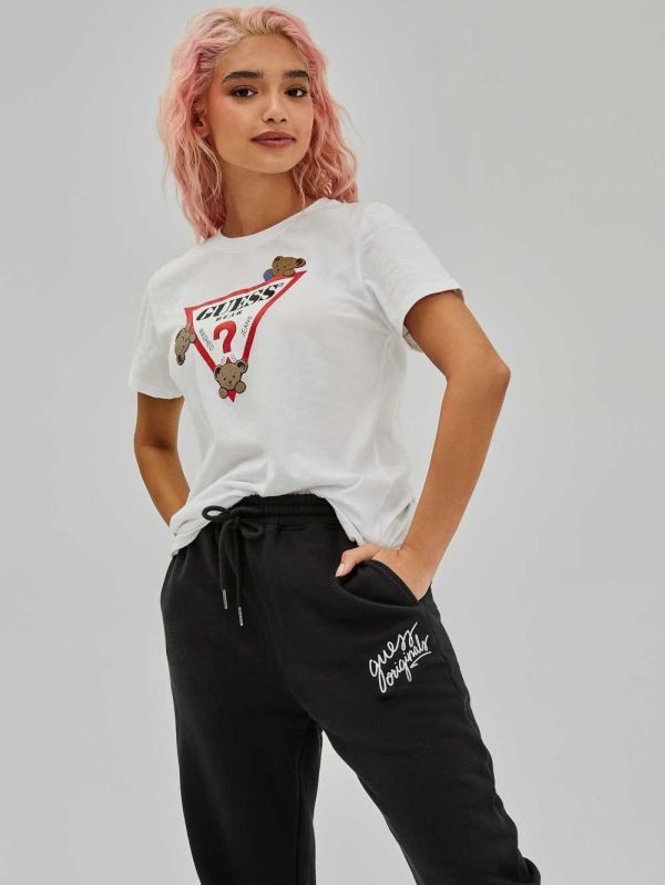Guess Kaira Easy T-shirt Dam Vita | 530894-KHC
