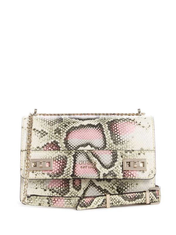 Guess Katey Convertible Crossbody Väska Dam Gula | 169504-GIU