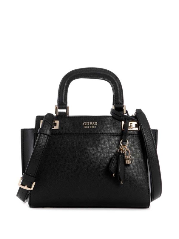 Guess Katey Girlfriend Satchel Väska Dam Svarta | 713892-GCU