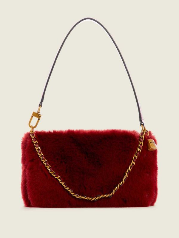 Guess Katey Luxe Mini Axelväska Dam Röda | 547296-FKN