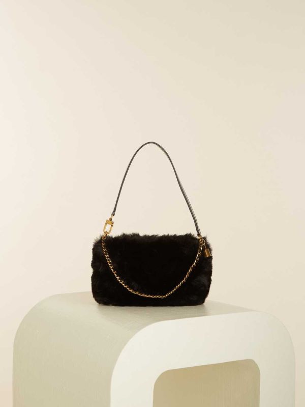 Guess Katey Luxe Mini Axelväska Dam Svarta | 283197-PZL