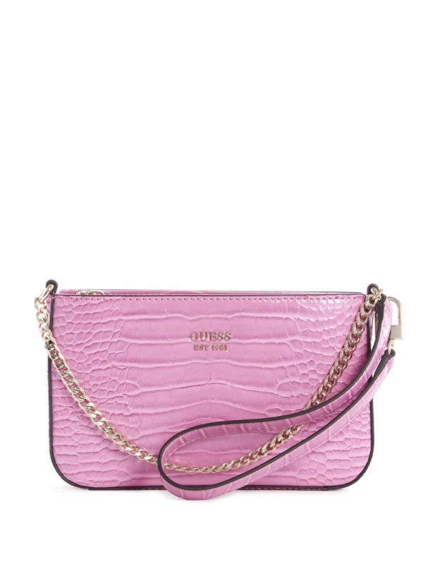 Guess Katey Mini Axelväska Dam Fuchsia | 319068-PWO