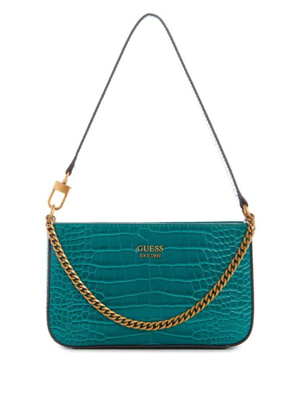 Guess Katey Mini Axelväska Dam Gröna | 485076-WFL