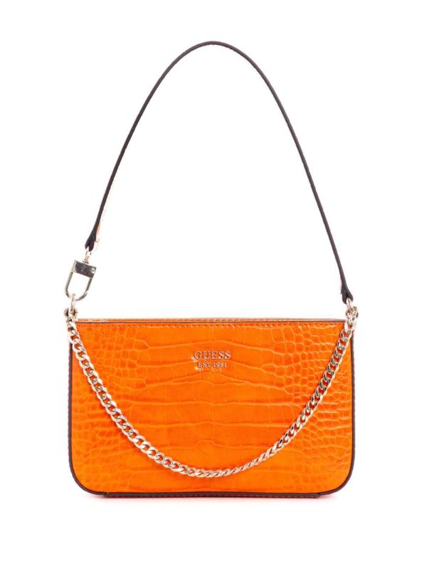 Guess Katey Mini Axelväska Dam Orange | 829756-TIA