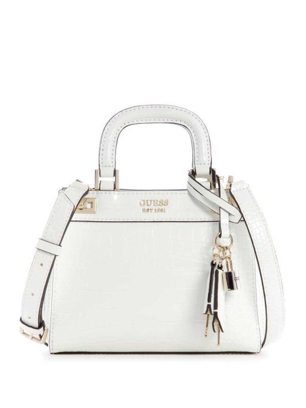 Guess Katey Mini Satchel Väska Dam Kungsblått | 721349-MZN