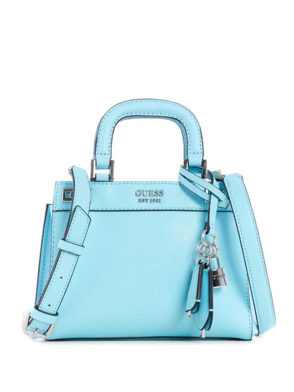 Guess Katey Mini Satchel Väska Dam Ljusturkos | 759134-HIF